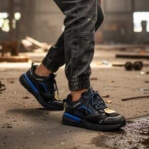 NWT!! "Herman Survivors" Men's Safety Sneaker SZ 8 Slip Resistant Factory Worker